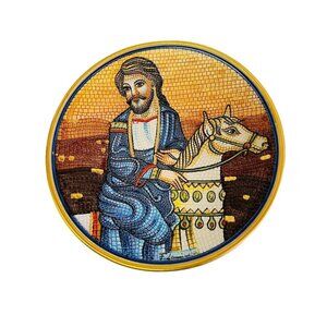 Veneto Flair Abramo e il Viaggio Limited Edition Plate Hand Painted by Franco La